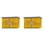 2 lockers à colis DHL - N 1/160 - FALLER 272921