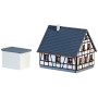 Maison à pans de bois avec garage - Z 1/220 - FALLER 282760