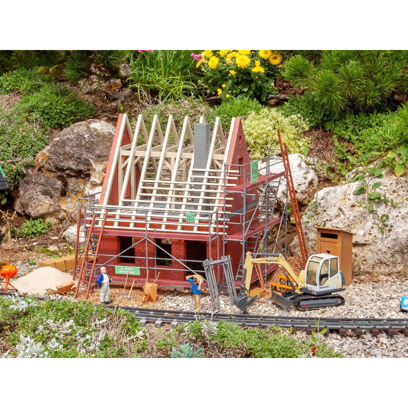 Échafaudage de chantier avec accessoires - G 1/22,5 - FALLER 331055