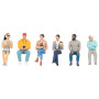 Passagers (6 personnages) - G 1/22,5 - FALLER 331530