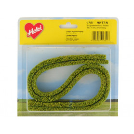 HEKI 1751 - 2x haie flexible en mousse 50 cm vert clair