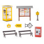 Accessoires de gare - G 1/22,5 - FALLER 331745