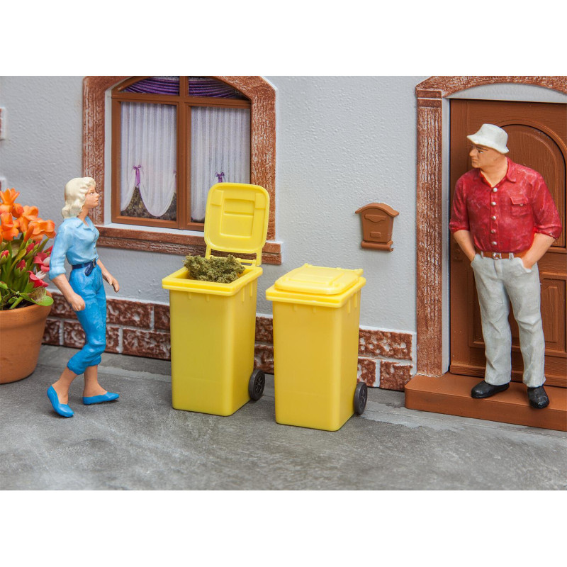 Poubelle jaune - G 1/22,5 - FALLER 333225