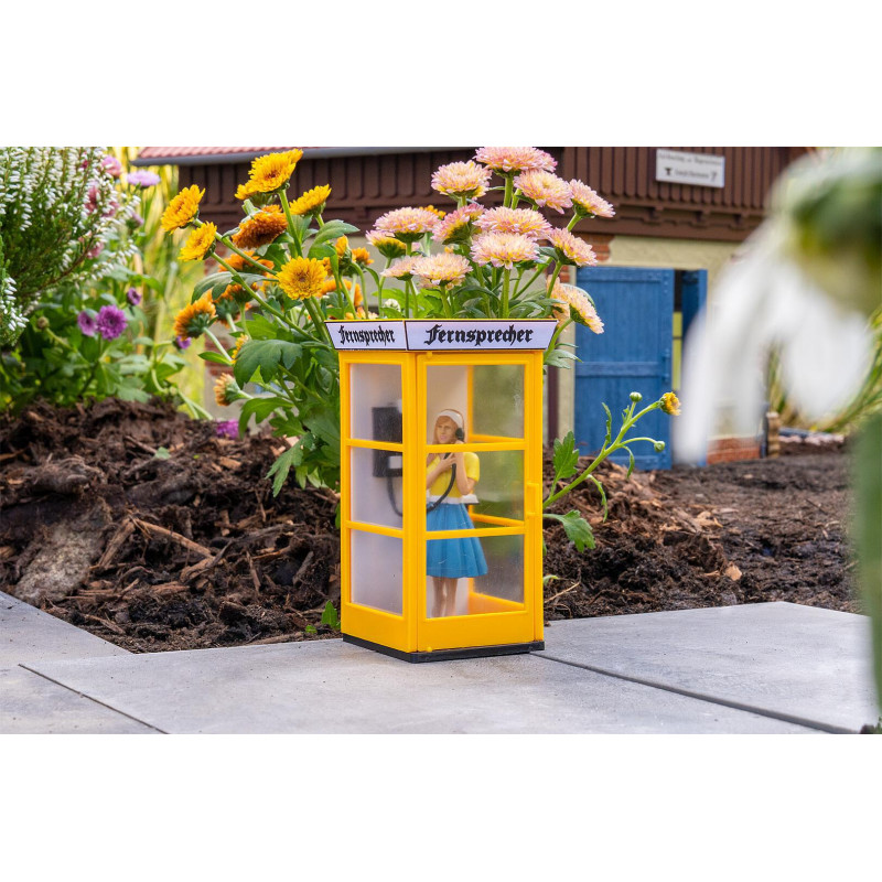 Cabine téléphonique avec figurine - G 1/22,5 - FALLER 333231