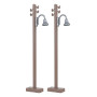 Lampe à arc sur mât en bois, 2 pièces - G 1/22,5 - FALLER 333232