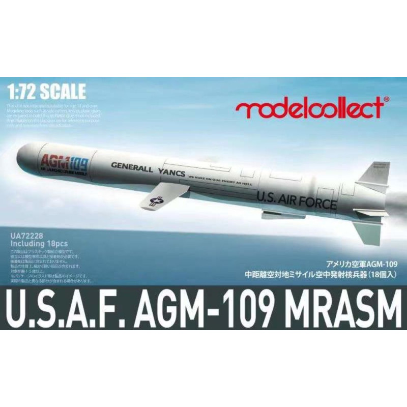 Set de missiles AGM-109 ACM américains (18 pièces) - 1/72 - MODELCOLLECT UA72228