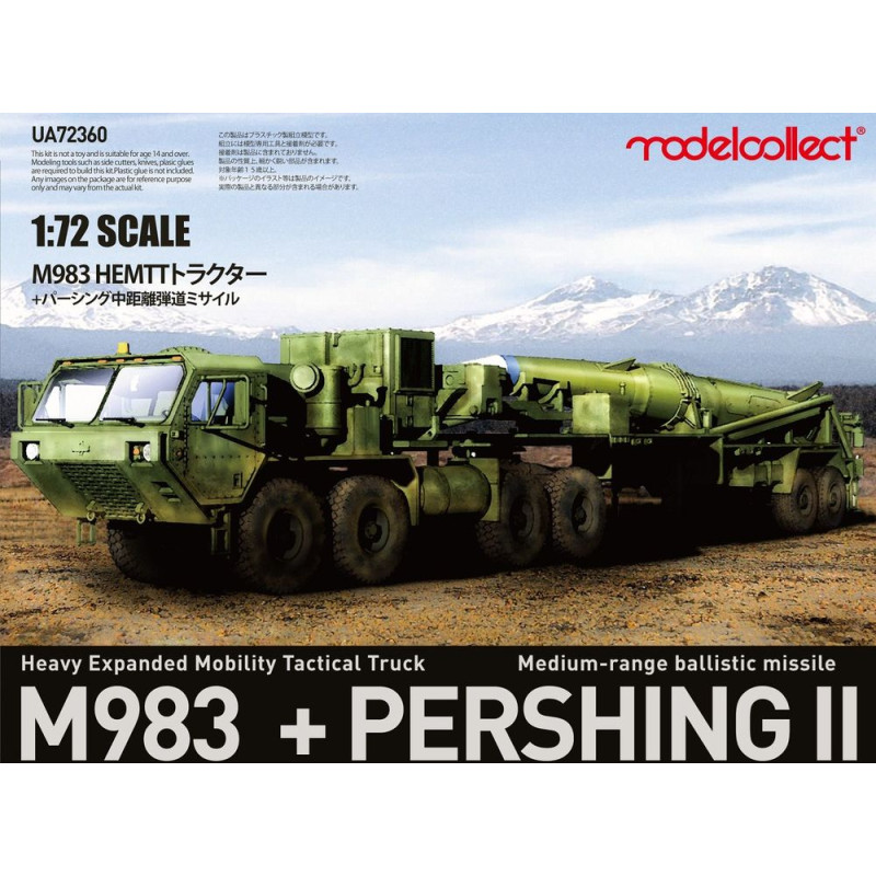 Tracteur M983 Hemtt + lanceur Pershing II, new - 1/72 - MODELCOLLECT UA72360