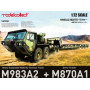 Tracteur M983A2 HEMTT et semi-remorque M870A1 - 1/72 - MODELCOLLECT UA72361