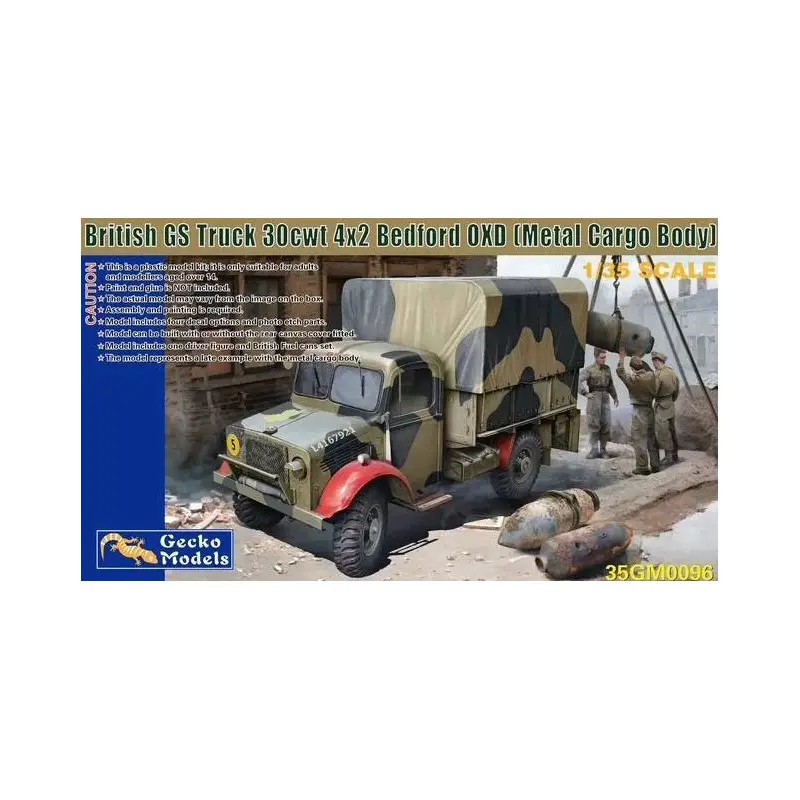 Camion Bedford OXD GS 30cwt 4x2 (Benne métallique) - 1/35 - GECKO MODELS 35GM0096