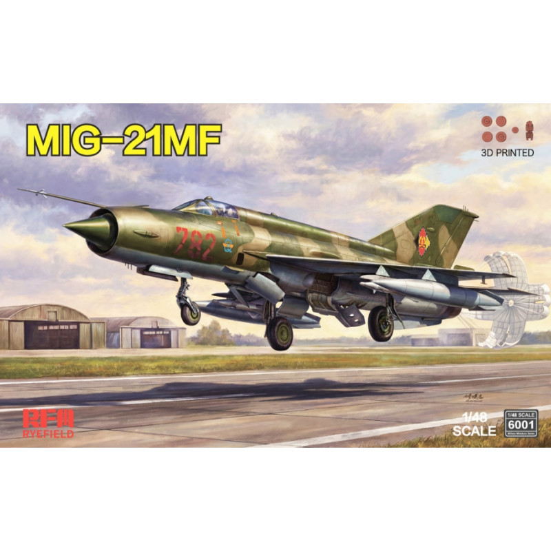 Mikoyan-Gurevich MIG-21MF Fishbed J - 1/48 - RYE FIELD MODEL 6001