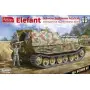 Jagdpanzer lourd Elefant avec Zimmerit intérieur complet - échelle 1/35 - AMUSING HOBBY 35A057