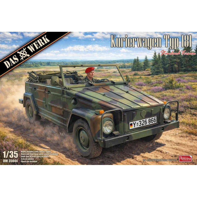 Voiture de livraison type 181 version standard - échelle 1/35 - DAS WERK 35044