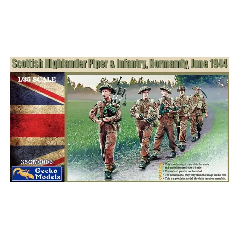 Infanterie des Highlands écossais Normandie WWII - 1/35 - GECKO MODELS 35GM0006