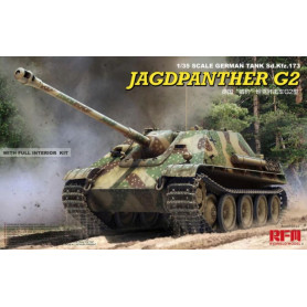 Jagdpanther G2 intérieur complet et chenilles - 1/35 - RYE FIELD 5022