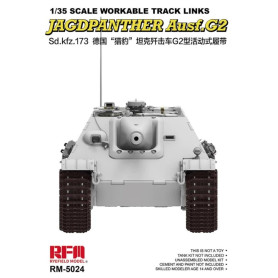 Maillons de chenille fonctionnels Jagdpanther Ausf.G2 - 1/35 - RYE FIELD 5024