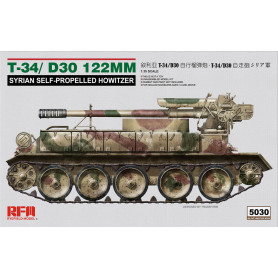 Obusier automoteur syrien T-34/D-30 de 122 mm - 1/35 - RYE FIELD 5030