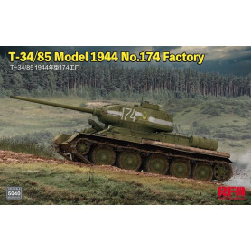T-34/85 Modèle 1944 N°174 Factory - 1/35 - RYE FIELD 5040