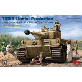 Tiger I, production initiale, début 1943, intérieur - 1/35 - RYE FIELD 5050