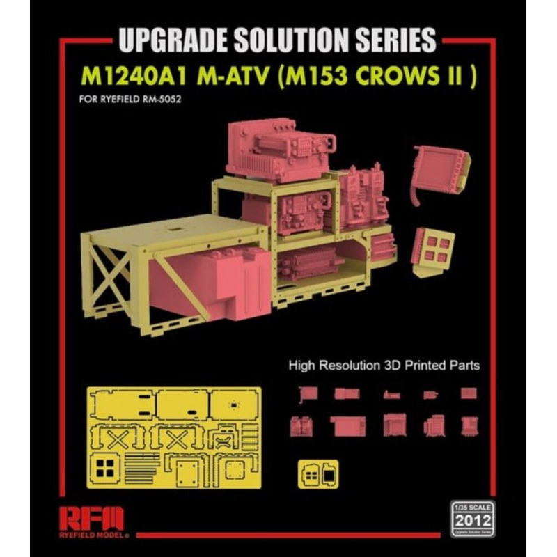 Kit mise à niveau M1240A1 M-ATV (M153 CROWS II) - 1/35 - RYE FIELD 2012