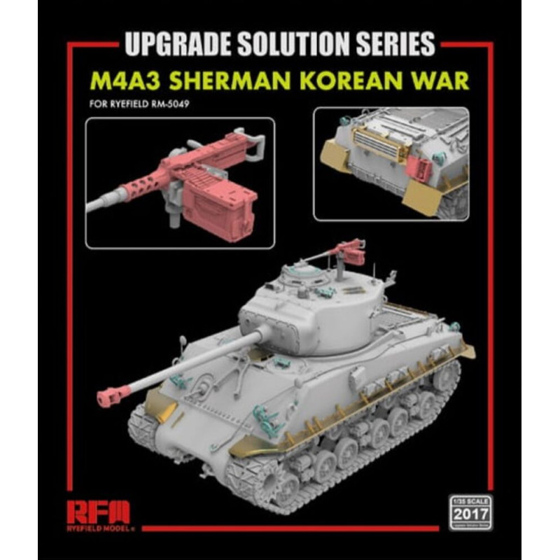 Kit de mise à niveau pour 5049 M4A3 76w HVSS Sherman - 1/35 - RYE FIELD 2017