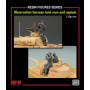 Tankiste allemand et capitaine en observation (2 figurines - 1/35 - RYE FIELD 2015