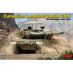 Leopard 2A6M CAN canadien avec chenilles fonctionnelles - 1/35 - RYE FIELD 5076