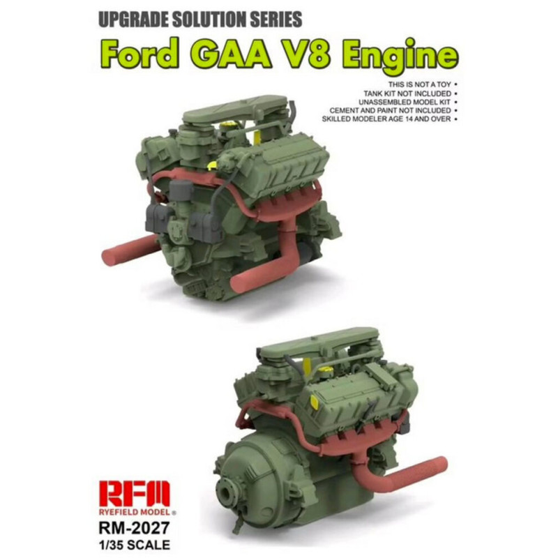 Moteur Ford GAA V8 - 1/35 - RYE FIELD 2027