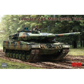 Char Leopard 2A6 avec chenilles fonctionnelles (sans - 1/35 - RYE FIELD 5065