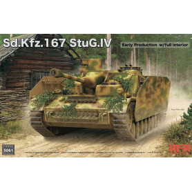 Sd.Kfz.167 StuG.IV 1ère prod. intérieur+chenilles fonct. - 1/35 - RYE FIELD 5061