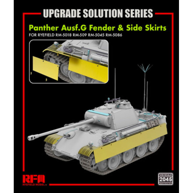 Garde-boue et jupes Panther Ausf.G (kits - 1/35 - RYE FIELD 2045