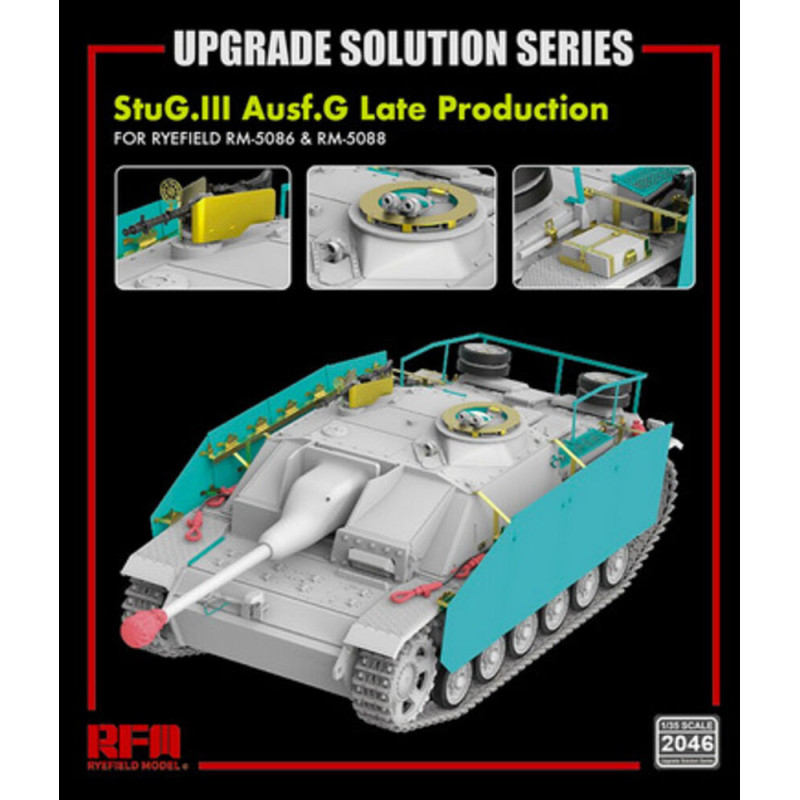 Kit mise à niveau StuG.III Ausf.G Late Production - 1/35 - RYE FIELD 2046