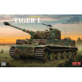 Tiger I Prod. tardive, intérieur complet, Zimmerit - 1/35 - RYE FIELD 5080
