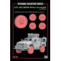 Jeu de roues affaissées pour JLTV 365/80R20 - 1/35 - RYE FIELD 2052