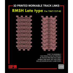 Maillons chenille fonctionnels RMSH tardifs - 1/35 - RYE FIELD 2058