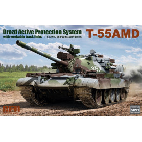 T-55AMD Drozd Système de protection active - 1/35 - RYE FIELD 5091