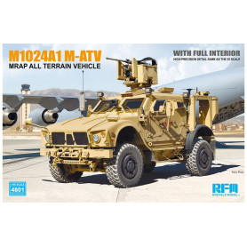 M1240A1 M-ATV MRAP avec intérieur complet - 1/48 - RYE FIELD 4801