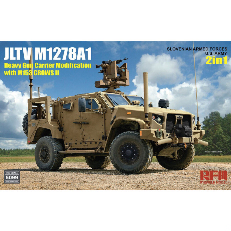 Porte-canon JLTV M1278A1 CROWS II, Slovénie/US - 1/35 - RYE FIELD 5099