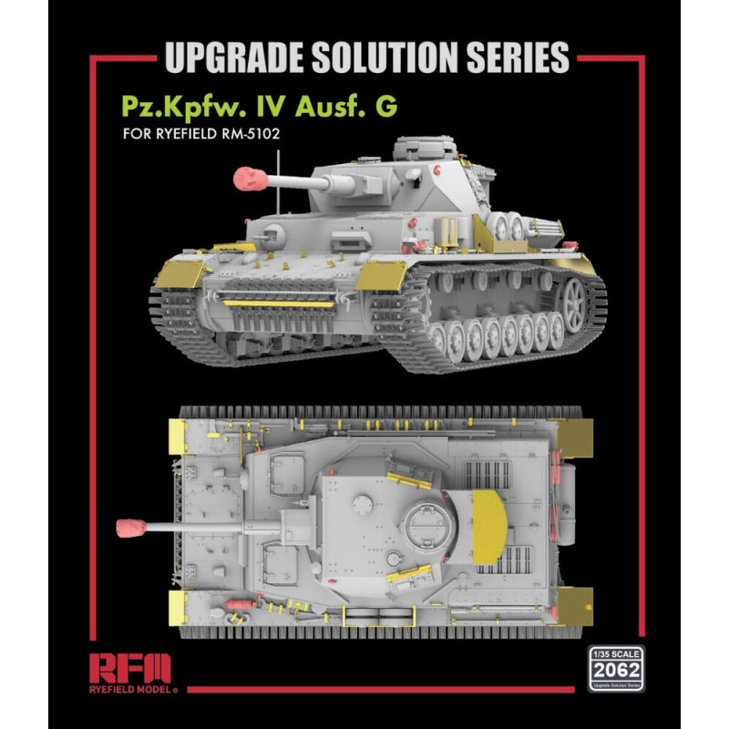 Kit de mise à niveau pour Pz.Kpfw. IV Ausf. G (RM-5102) - 1/35 - RYE FIELD 2062