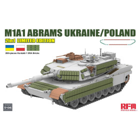 M1A1 Abrams Ukraine / Pologne 2 en 1 Édition Limitée - 1/35 - RYE FIELD 5106