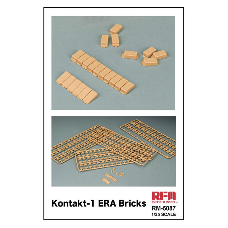 Briques de blindage réactif Kontakt-1 ERA - 1/35 - RYE FIELD 5087