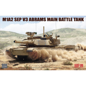 Char de combat principal M1A2 SEP V3 Abrams - 1/35 - RYE FIELD 5104