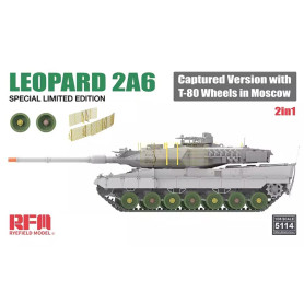 Leopard 2A6 capturé, roues T-80, Moscou, éd. limitée - 1/35 - RYE FIELD 5114