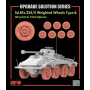 Roues imprimées 3D Sd.Kfz.234/4 Type B (8 pièces) - 1/35 - RYE FIELD 2077