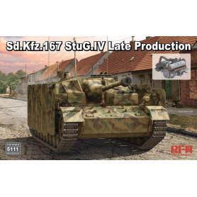 Sd.Kfz.167 StuG.IV Prod. tardive, moteur/chenilles - 1/35 - RYE FIELD 5111