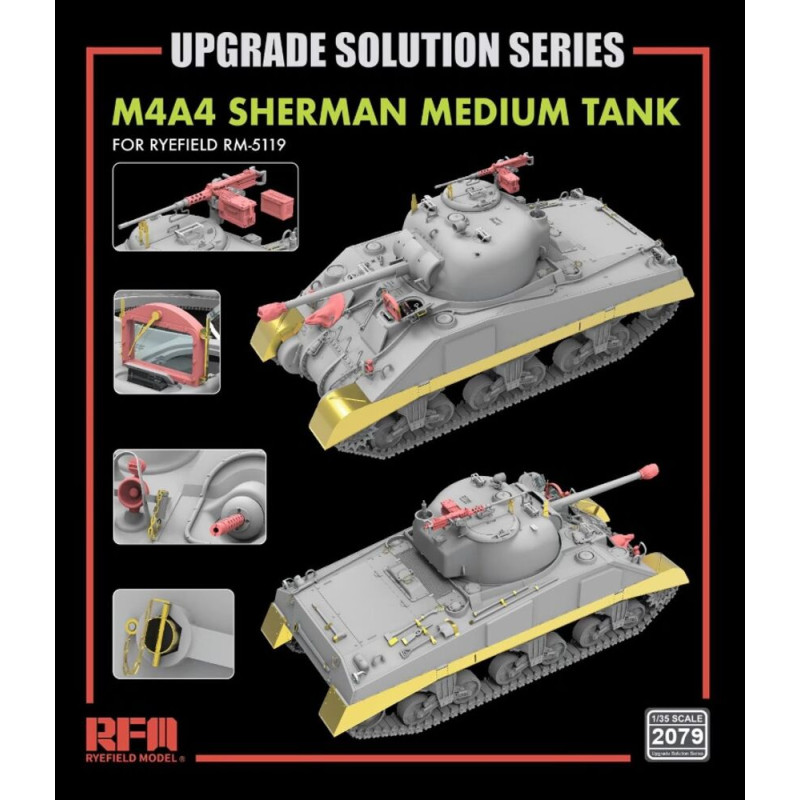 Kit de mise à niveau pour M4A4 Sherman (RM-5119) - 1/35 - RYE FIELD 2079