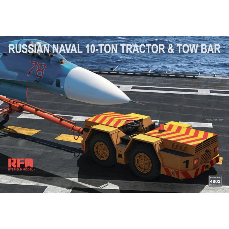 Tracteur naval russe 10t et barre de remorquage - 1/48 - RYE FIELD 4802