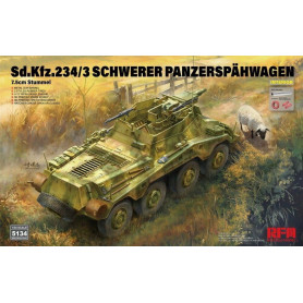 Sd.Kfz. 234/3 (Stummel) - Intérieur complet - 1/35 - RYE FIELD 5134