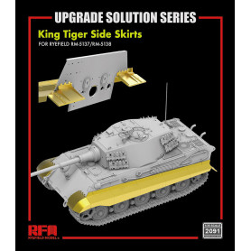 Jupes latérales King Tiger - 1/35 - RYE FIELD 2091