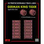 Chenilles mobiles King Tiger GG26/800/300 3D - 1/35 - RYE FIELD 3033