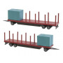 Remorque et caravane SET 1 - HO 1/87 - FALLER 140480